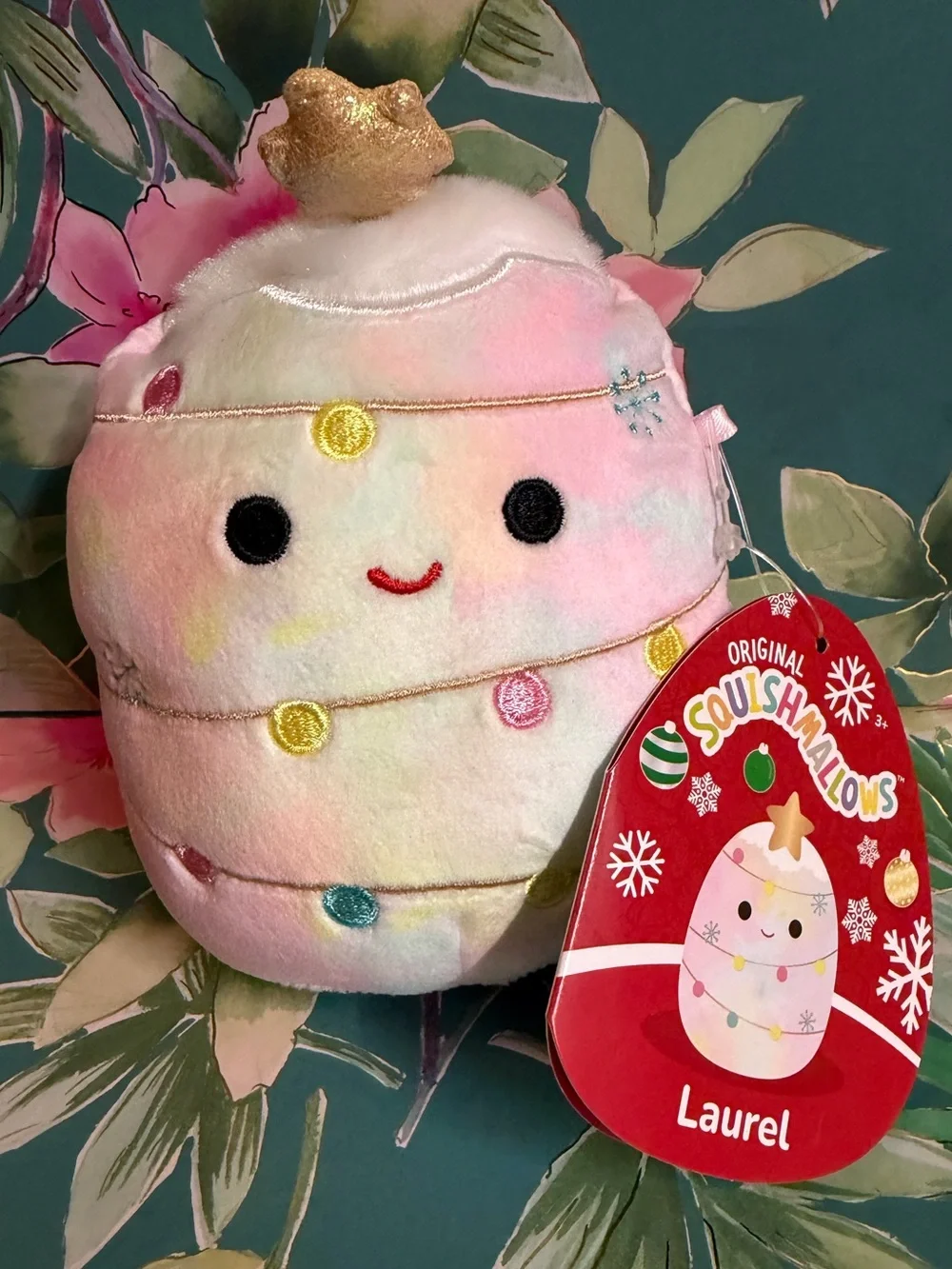 Squishmallows Laurel Christmas Tree 4” Plush NWT Holiday Limited Release
